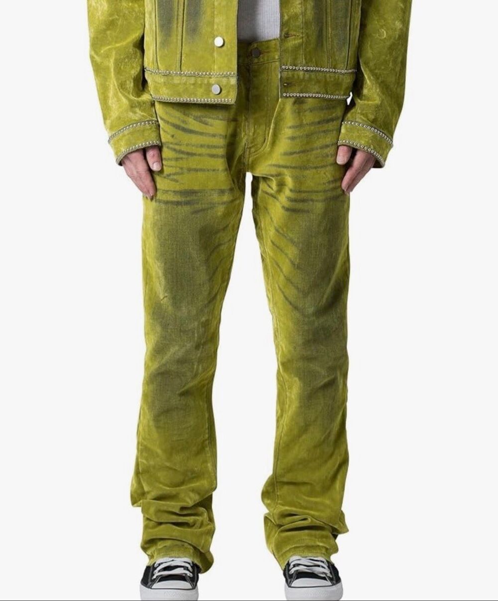 mnml Men's Mnml Men's B576 Western Flare Denim NWT 38x36